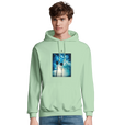 Gratitude - "Bubbles and Sky Sticks" Hoodie frozen green 3