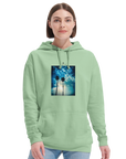 Gratitude - "Bubbles and Sky Sticks" Hoodie frozen green XS 5