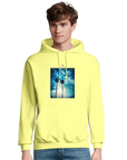 Gratitude - "Bubbles and Sky Sticks" Hoodie Light Yellow XS 3