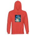 Gratitude - "Bubbles and Sky Sticks" Hoodie pop orange 1