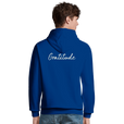 Gratitude - "Bubbles and Sky Sticks" Hoodie Royal Blue 4