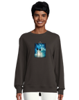 Gratitude - "Bubbles and Sky Sticks" Sweatshirt deep charcoal grey XS 20
