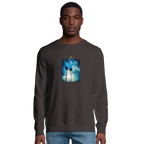 Gratitude - "Bubbles and Sky Sticks" Sweatshirt deep charcoal grey XS 4