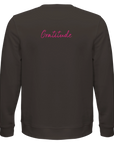 Gratitude - "Bubbles and Sky Sticks" Sweatshirt deep charcoal grey XS 17