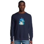 Gratitude - "Bubbles and Sky Sticks" Sweatshirt French Navy XS 3