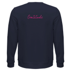 Gratitude - "Bubbles and Sky Sticks" Sweatshirt French Navy XS 2