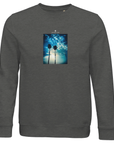 Gratitude - "Bubbles and Sky Sticks" Sweatshirt Grey Melange XS 10