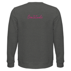 Gratitude - "Bubbles and Sky Sticks" Sweatshirt Grey Melange XS 2