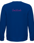 Gratitude - "Bubbles and Sky Sticks" Sweatshirt Royal Blue XS 29