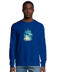 Gratitude - "Bubbles and Sky Sticks" Sweatshirt Royal Blue XS 30