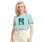 Gratitude - "Bubbles and Sky Sticks" T-shirt arctic blue XS 6