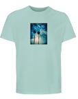 Gratitude - "Bubbles and Sky Sticks" T-shirt arctic blue XS 22