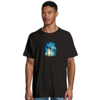 Gratitude - "Bubbles and Sky Sticks" T-shirt Deep Black S 3