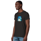 Gratitude - "Bubbles and Sky Sticks" T-shirt Deep Black XS 6
