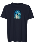 Gratitude - "Bubbles and Sky Sticks" T-shirt French Navy S 19
