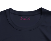 Gratitude - "Bubbles and Sky Sticks" T-shirt French Navy S 2