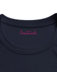 Gratitude - "Bubbles and Sky Sticks" T-shirt French Navy XS 20