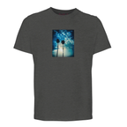 Gratitude - "Bubbles and Sky Sticks" T-shirt Grey Melange XS 1