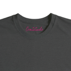 Gratitude - "Bubbles and Sky Sticks" T-shirt Grey Melange XS 2