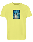 Gratitude - "Bubbles and Sky Sticks" T-shirt Light Yellow XS 10