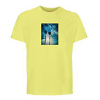 Gratitude - "Bubbles and Sky Sticks" T-shirt Light Yellow XS 1