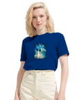 Gratitude - "Bubbles and Sky Sticks" T-shirt Royal Blue XS 57