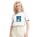 Gratitude - "Bubbles and Sky Sticks" T-shirt White XS 7