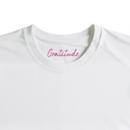 Gratitude - "Bubbles and Sky Sticks" T-shirt White XS 2