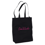 Gratitude - "Bubbles And Sky Sticks" Tote Bag Black 4