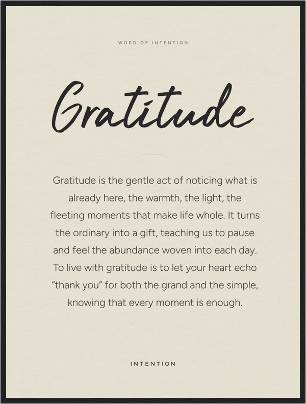 Gratitude