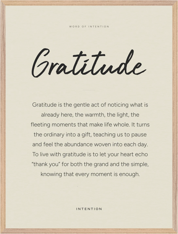 Gratitude