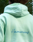 Harmonious Hoodie «Underwater Flight » bleu Hoodie XS 5