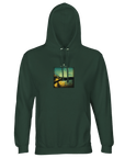 Harmonious Hoodie «Underwater Flight »Bottle Green 39