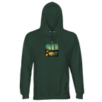 Harmonious - "Underwater Flight" Hoodie Bottle Green XS 1