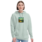 Harmonious - "Underwater Flight" Hoodie creamy green XS 5