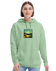Harmonious Hoodie «Underwater Flight »frozen green 53