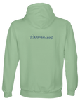 Harmonious Hoodie «Underwater Flight »frozen green 50