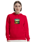 Harmonious - "Underwater Flight" Hoodie Red XS 48