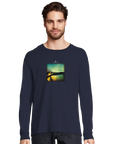 Harmonious - "Underwater Flight" Long sleeve French Navy XS 14