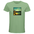 Harmonious - "Underwater Flight" T-shirt apple green 1