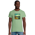 Harmonious - "Underwater Flight" T-shirt apple green 4