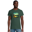 Harmonious - "Underwater Flight" T-shirt Bottle Green 4