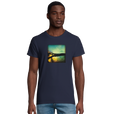 Harmonious - "Underwater Flight" T-shirt French Navy 4