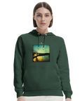 Harmonious - "Underwater Flight" Hoodie Bottle Green 5