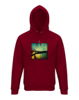 Harmonious - "Underwater Flight" Hoodie Burgundy 1