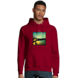 Harmonious - "Underwater Flight" Hoodie Burgundy 3