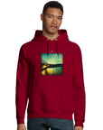 Harmonious - "Underwater Flight" Hoodie Burgundy 3