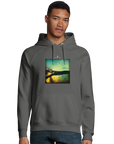 Harmonious - "Underwater Flight" Hoodie charcoal melange 3