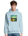 Harmonious - "Underwater Flight" Hoodie creamy blue 3