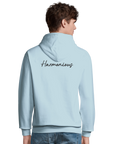 Harmonious - "Underwater Flight" Hoodie creamy blue 4